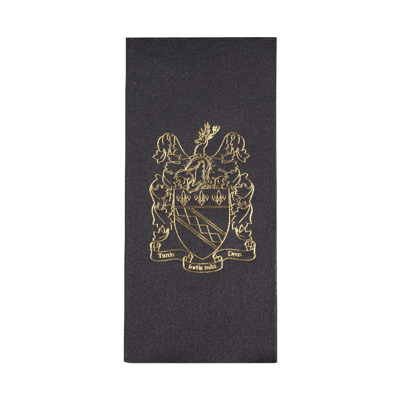 43x30 소프트 블랙 에어로이드 냅킨 핫 스탬핑 SJ2302