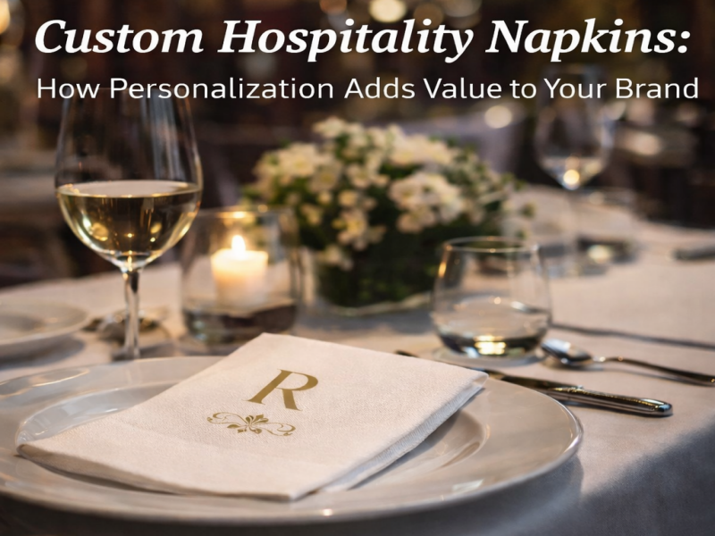 맞춤형 호텔 냅킨: 개인화가 브랜드에 가치를 추가하는 방법